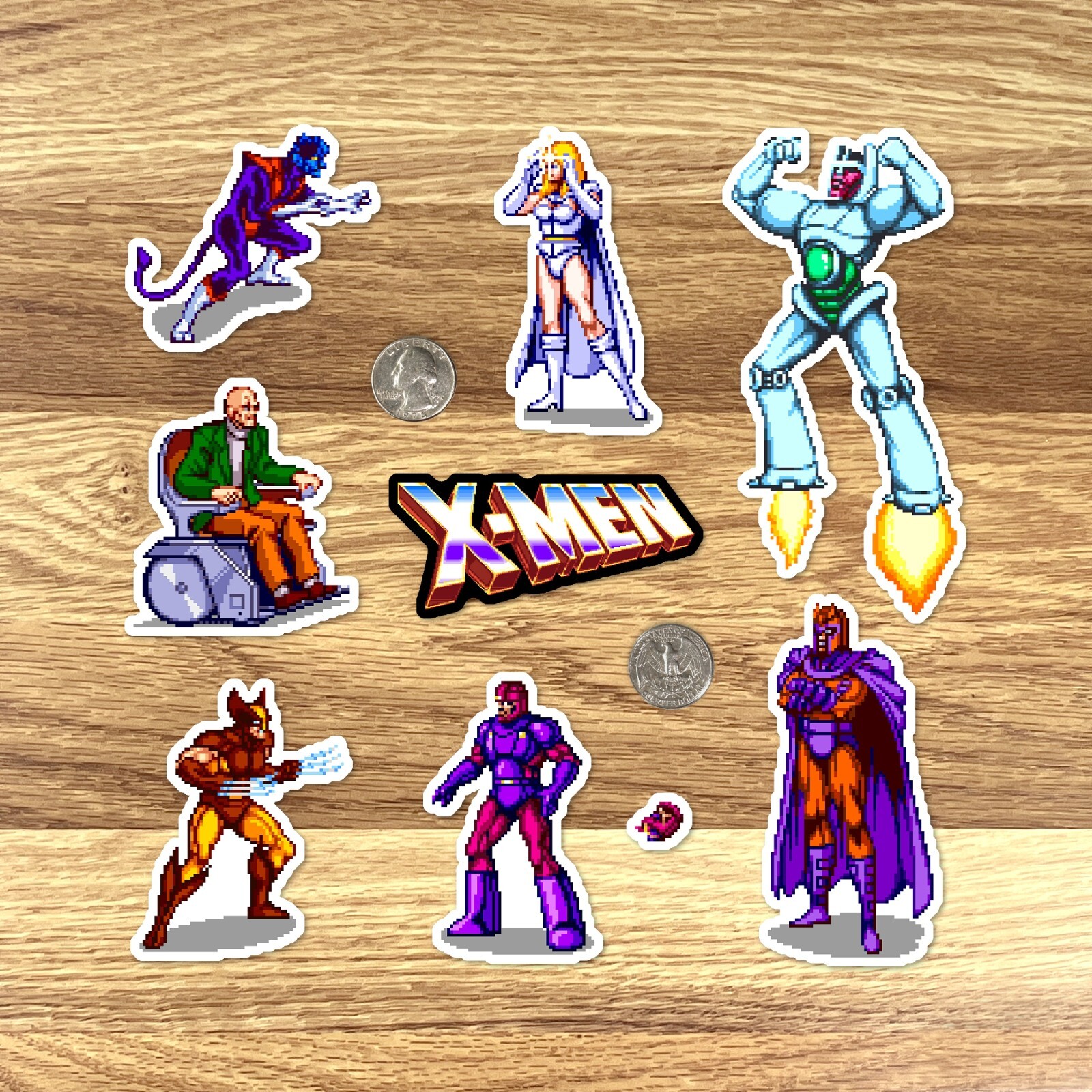 X-Men Stickers Arcade Game 29 Sticker Pack gallery