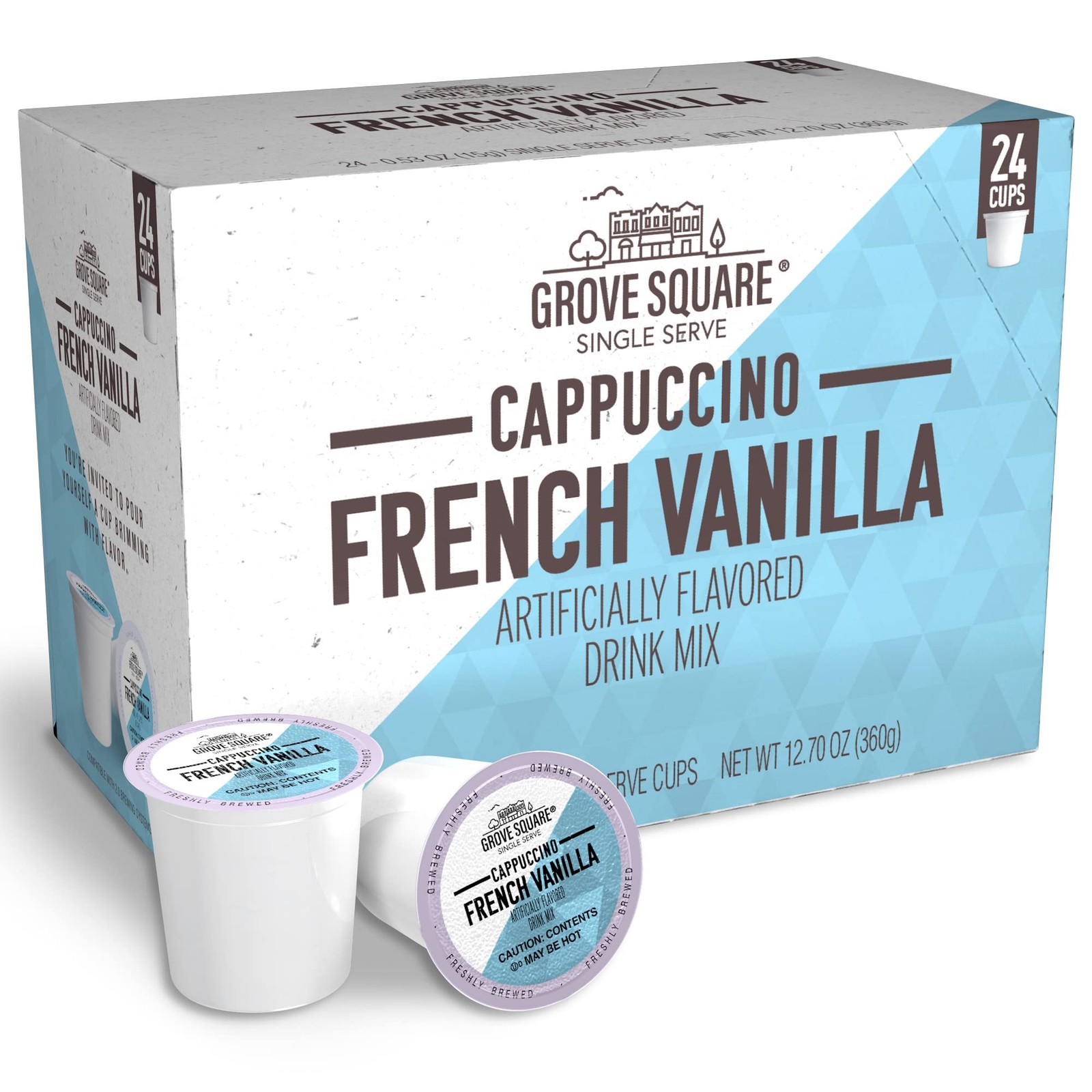 Cappuccino Pods, French Vanilla, Single Serve , 24 Count (Pack of 1) gallery