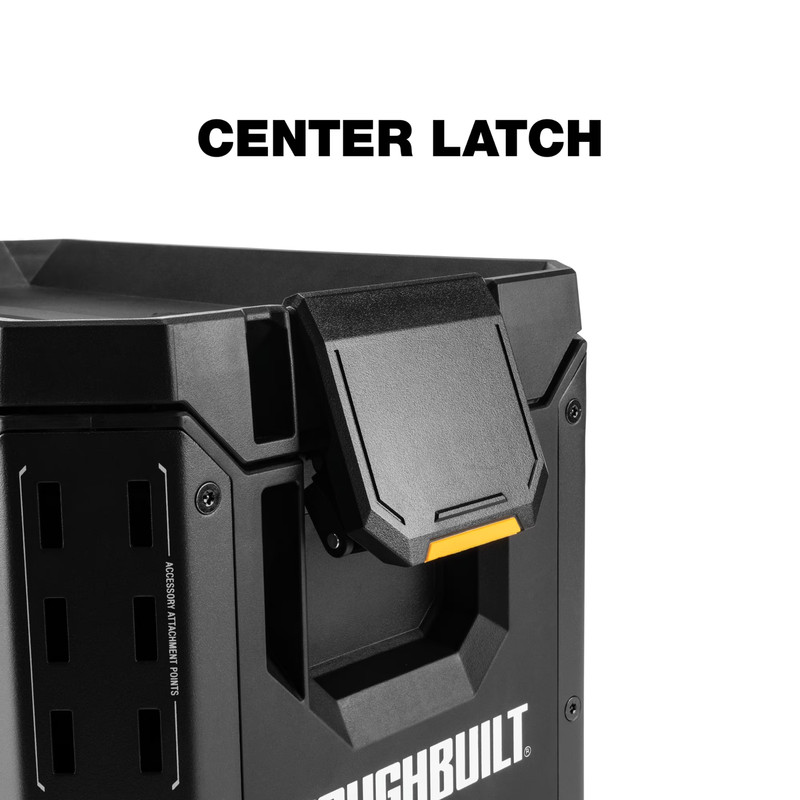 TOUGHBUILT STACKTECH Compact 10.4-in x 13.5-in x 16-in Plastic/Metal Tool Box gallery