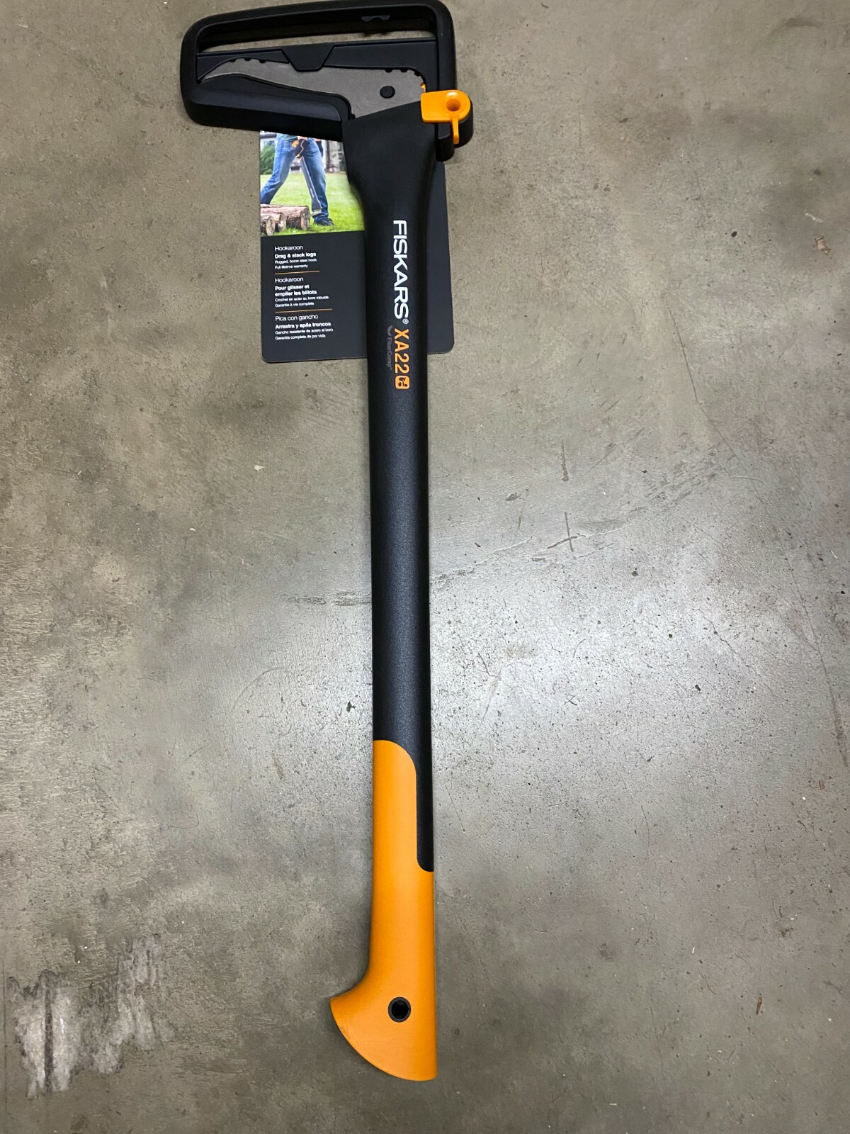 NEW Fiskars 360070-1001 Pointed / Angled Blade Hookaroon with Sheath 28" 9181033 gallery