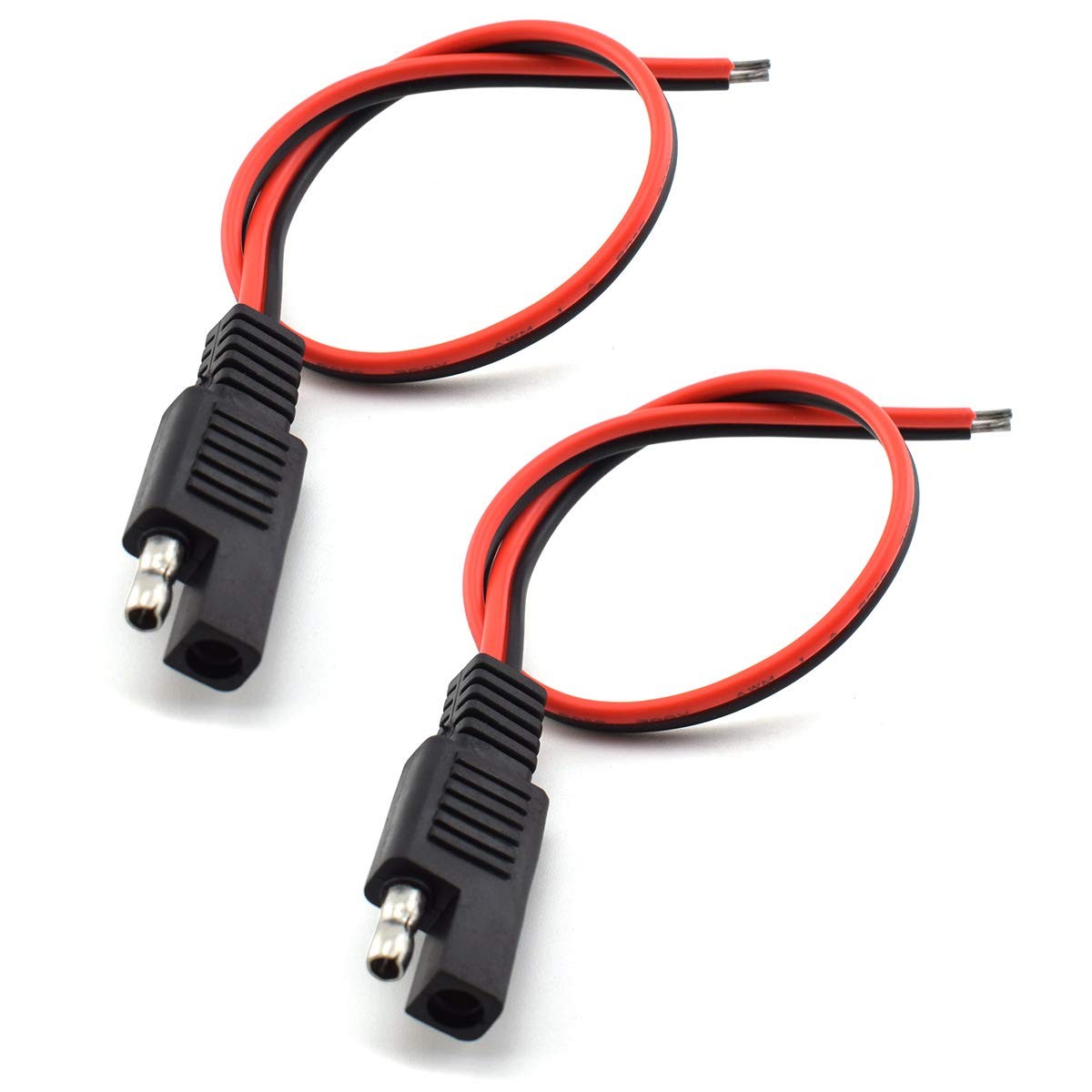 2 Pcs 18awg Sae Extension Cable 2pin Sae Quick Connector Disconnect Plug 10a Sol gallery