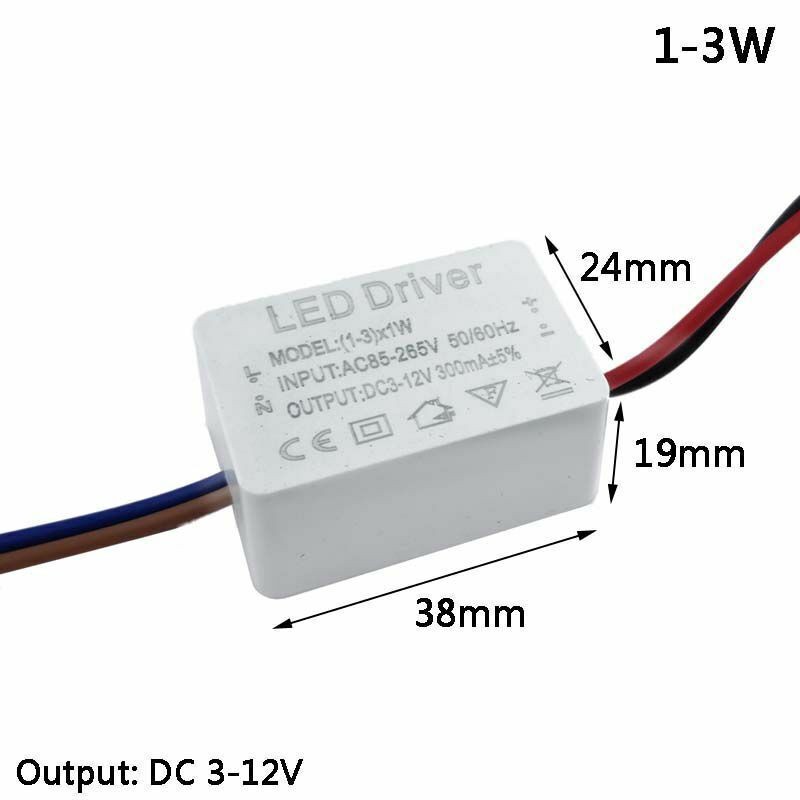 LED Driver Power Supply Transformer 3W 7W 8W 12W 25W 36W 18W 300ma DC 12V/24V gallery