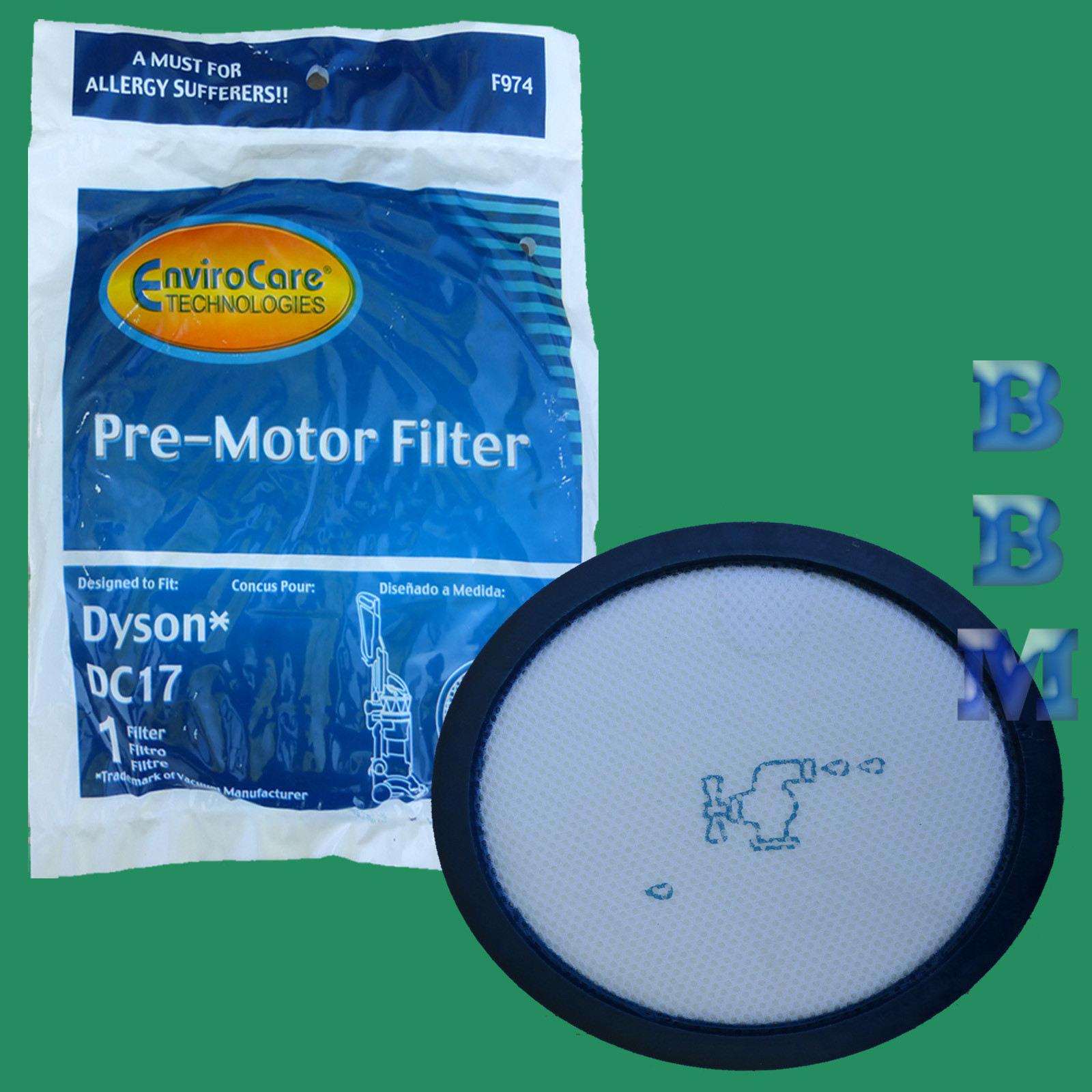 1 Dyson DC17 Washable Pre Motor Allergy Filter 911236-01 Upright Vacuum Cleaner gallery