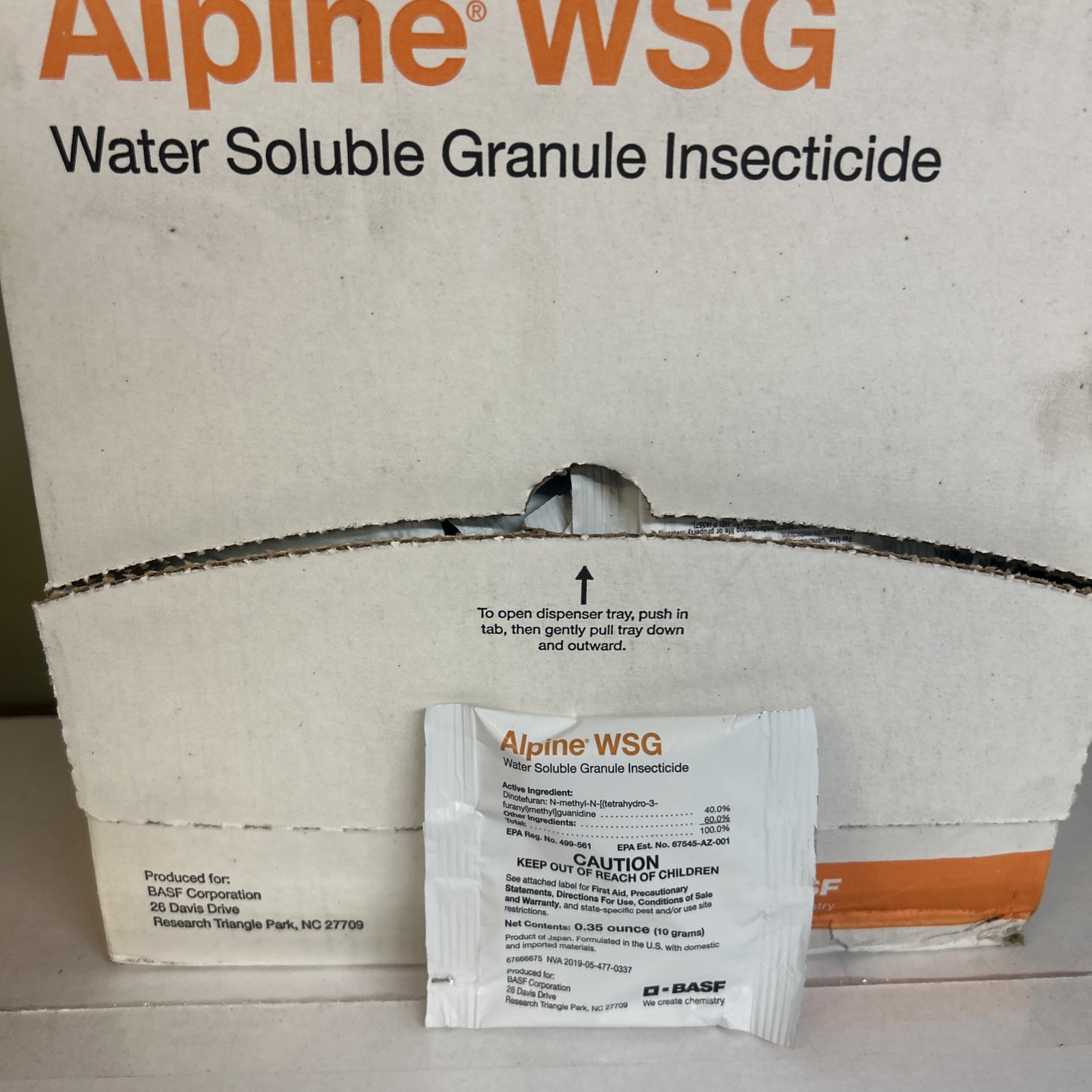 10 Gram Packet Alpine WSG Water Soluble Granule Insecticide Ants Scorpions Roach gallery