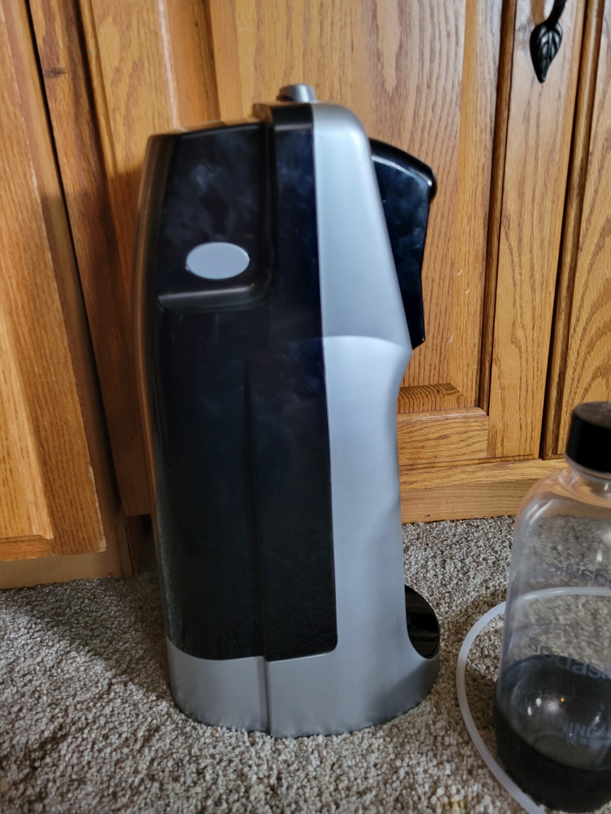 SodaStream Jet Soda Maker Machine Black Gray And Bottle gallery