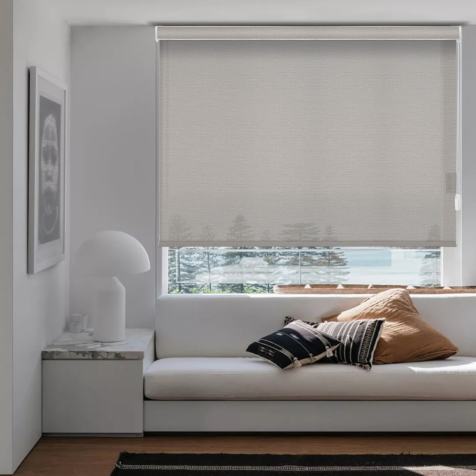 Changshade CUSTOM Light Filtering Window Blind Corded Roller Shade-Free Shipping gallery
