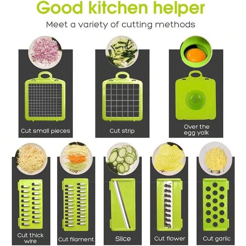15 in 1 Vegetable Chopper Slicer Kitchen Multifunction Cutter Food Processor gallery
