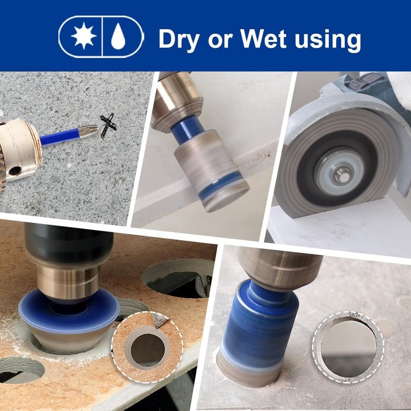 SHDIATOOL Diamond Drill Bits Kit - Core Bits Hole Saw Sets,Mould Guide gallery