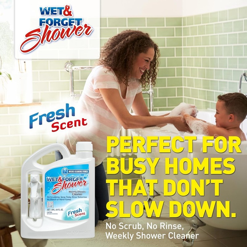 Shower Cleaner Spray Multi-Surface Weekly Application Requires No Scrubbing, ... gallery