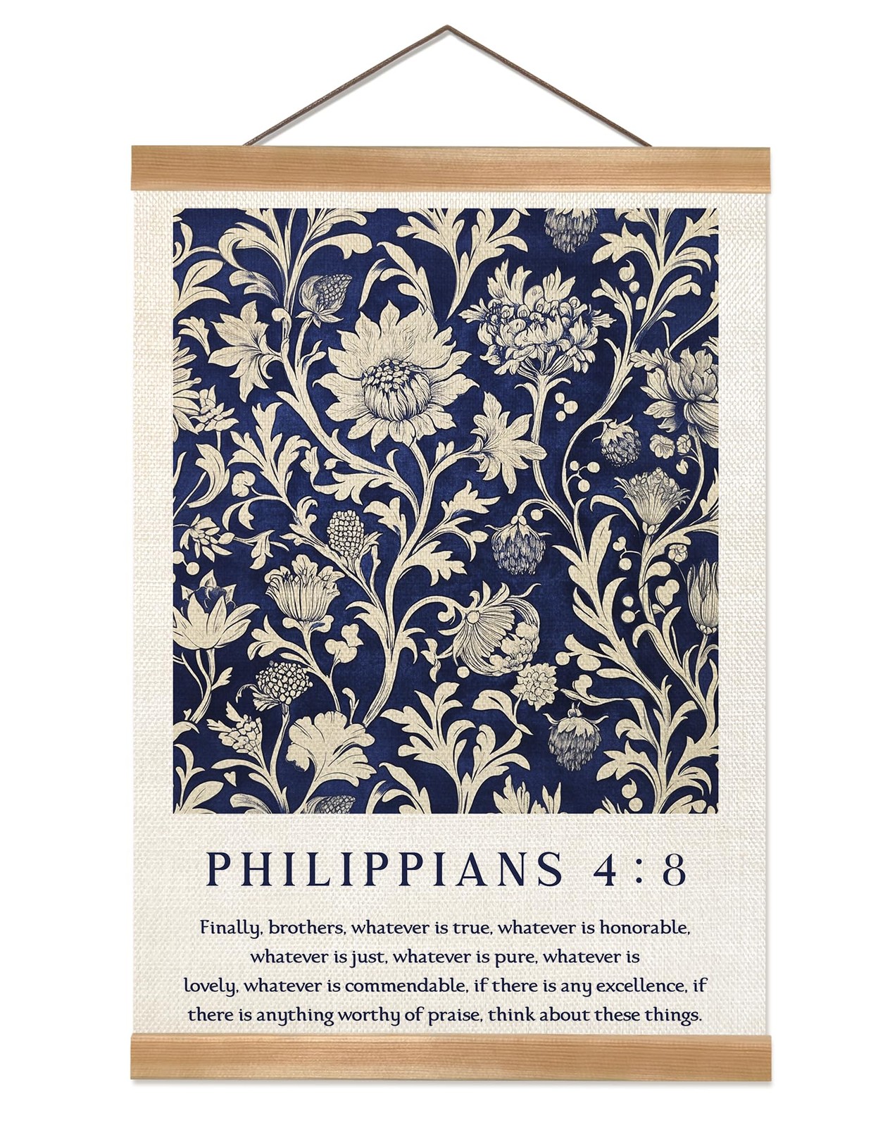Inspirational Scripture Wall Art Poster,Christian Bible Verse Wall Poster wit... gallery