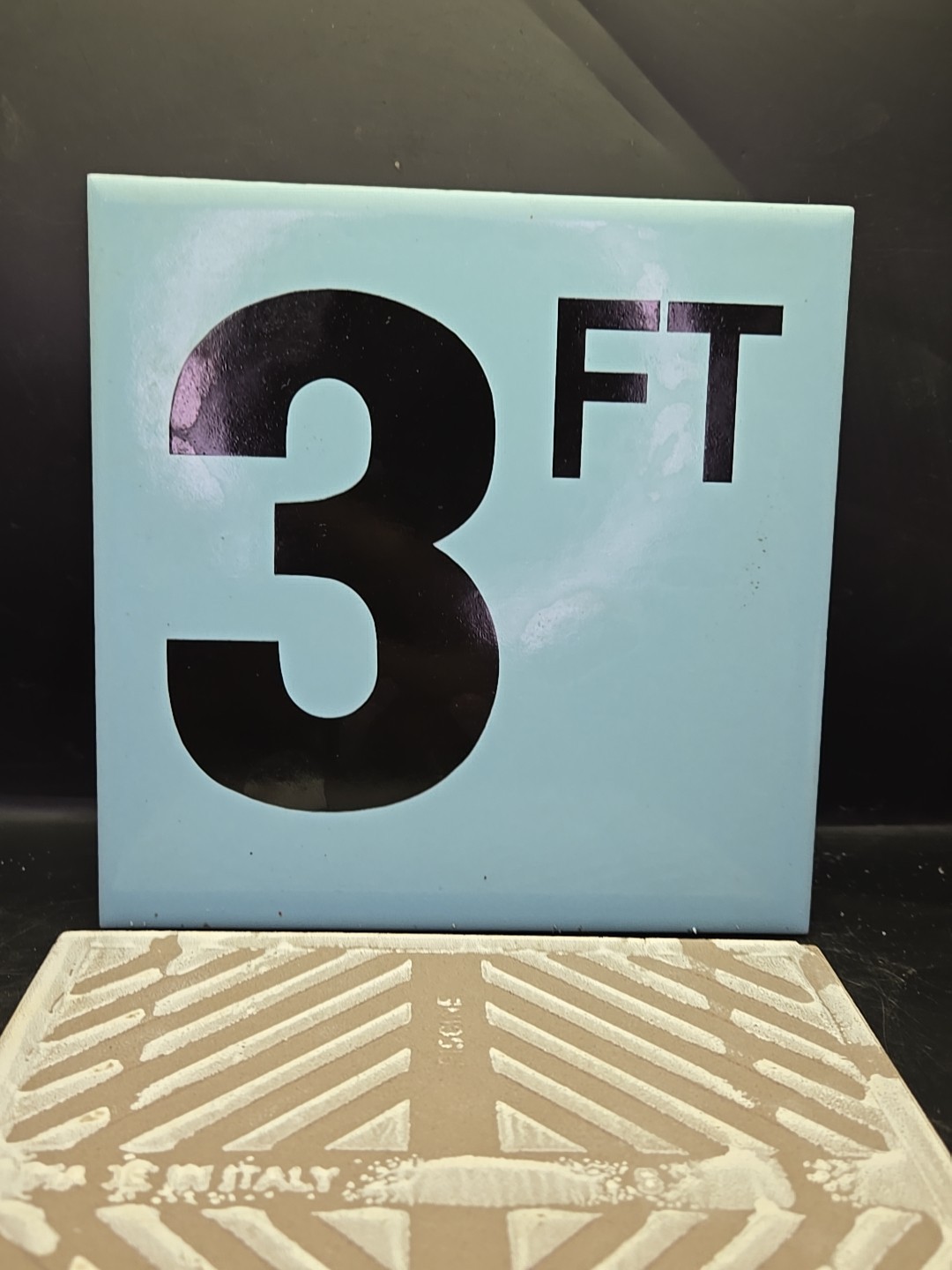 1pc Light Teal, Blue Green, 3' Deep Swimming Pool Ceramic Tile Frost Free 6"x6" gallery