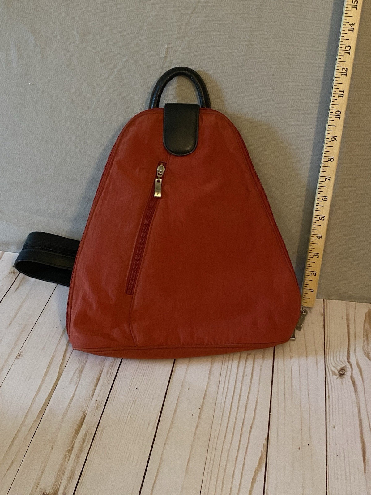 Baggallini Metro Convertible Backpack Nylon Rusty Red
