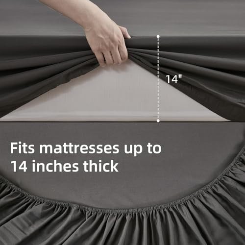 Black/Gray Size Comforter Set, Lightweight Boho Bed in a King Black and Gray gallery