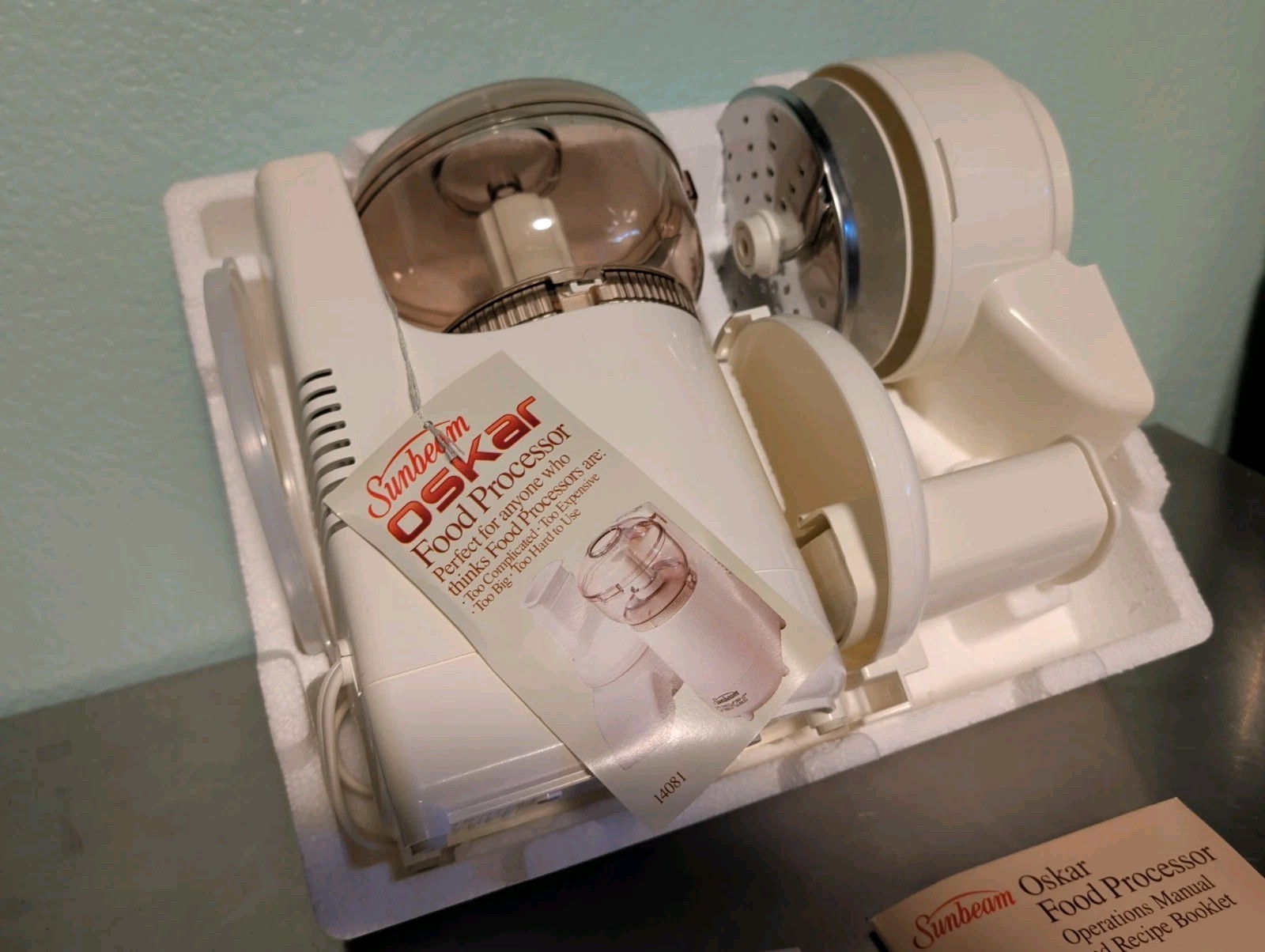 Sunbeam Oskar High Efficiency Food Processor 14081 White gallery