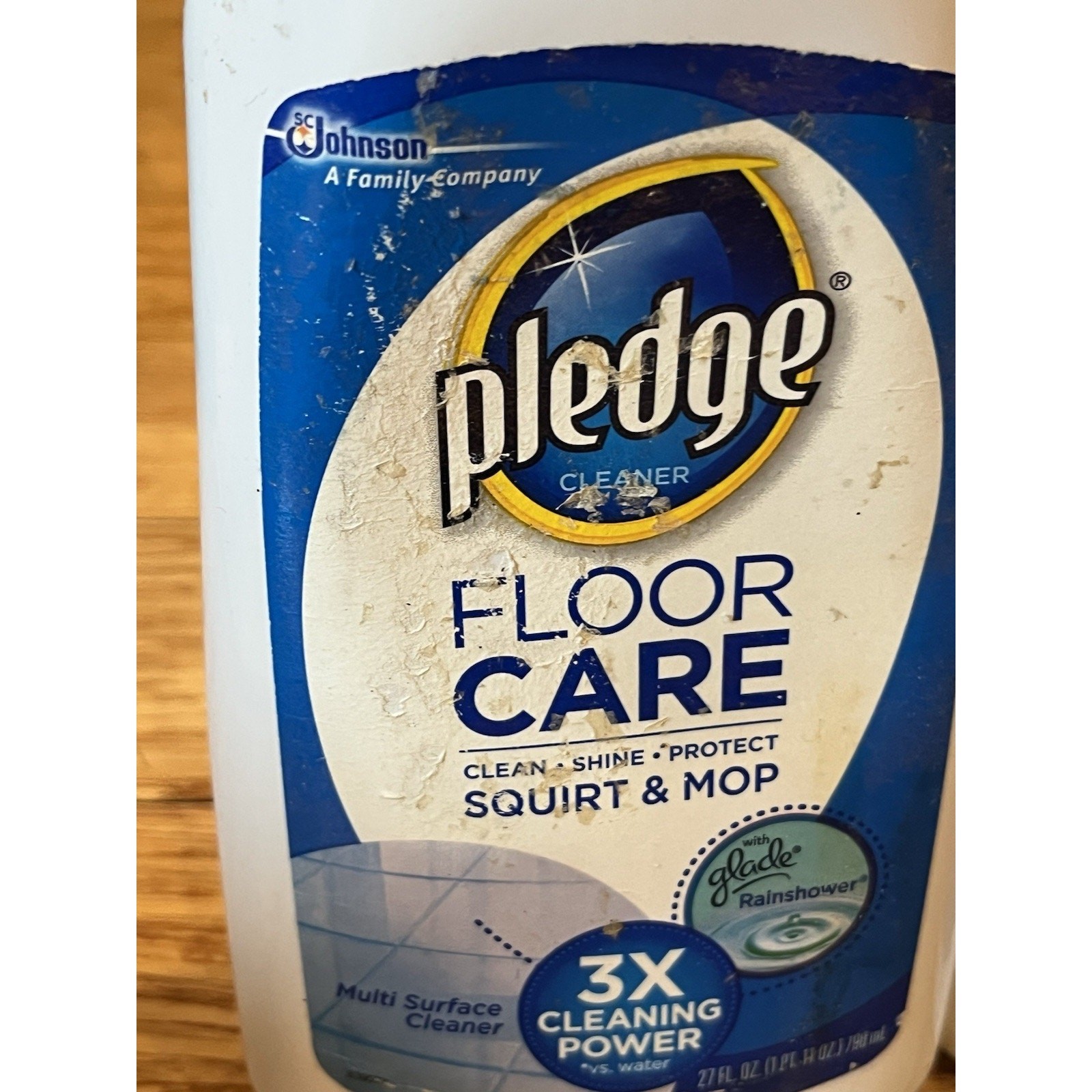 2 SC Johnson PLEDGE Floor Care Multi-Surface Cleaner Squirt & Mop 27oz gallery