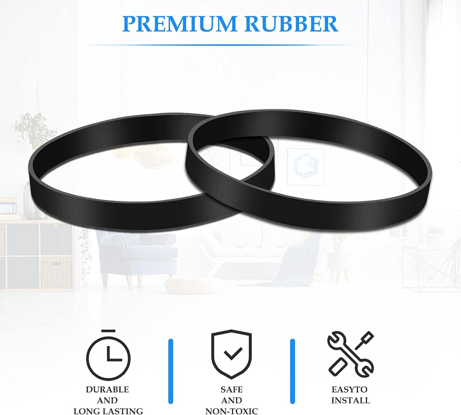 2Pc Belts for Bissell CleanView and more 32074,3031120 for Bissell 7,9,10 and 12 gallery