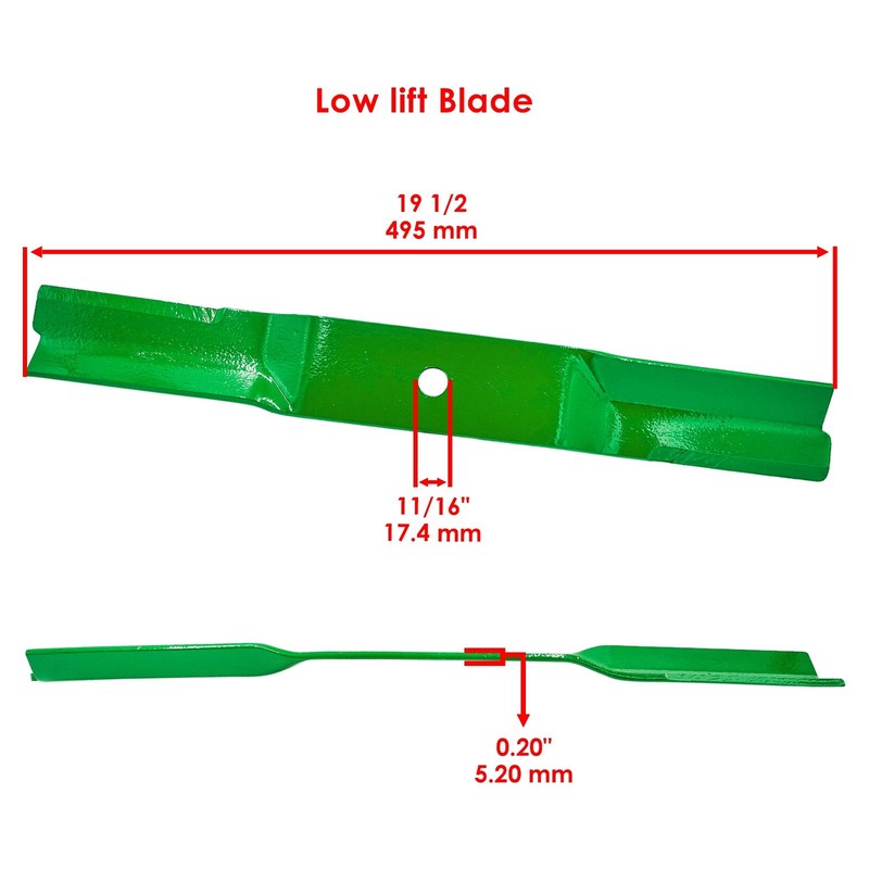 38" Deck Blade & Bolt For John Deere RX63 RX73 RX75 RX95 S80 S82 S92 AM100946 gallery