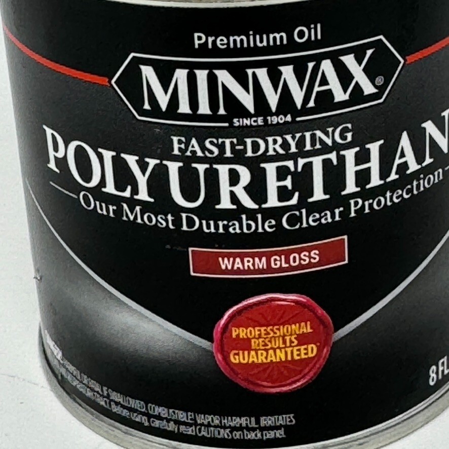 Minwax Clear WARM GLOSS Oil Based Fast Dry Polyurethane 1/2 pint NEW gallery