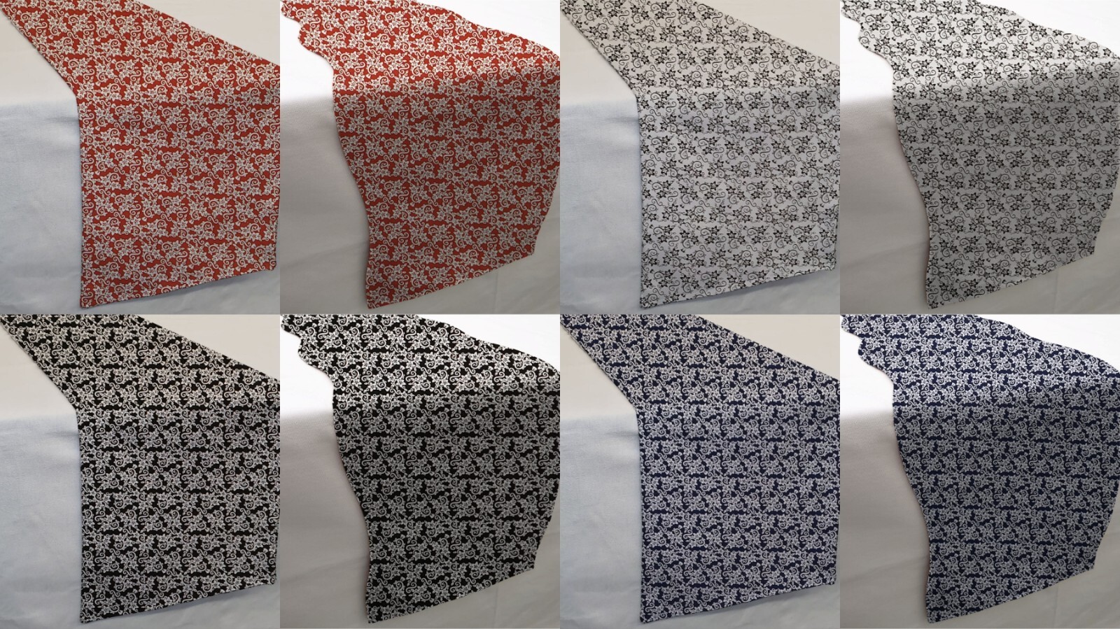 Floral Damask Table Runner (4 Colors Available) gallery