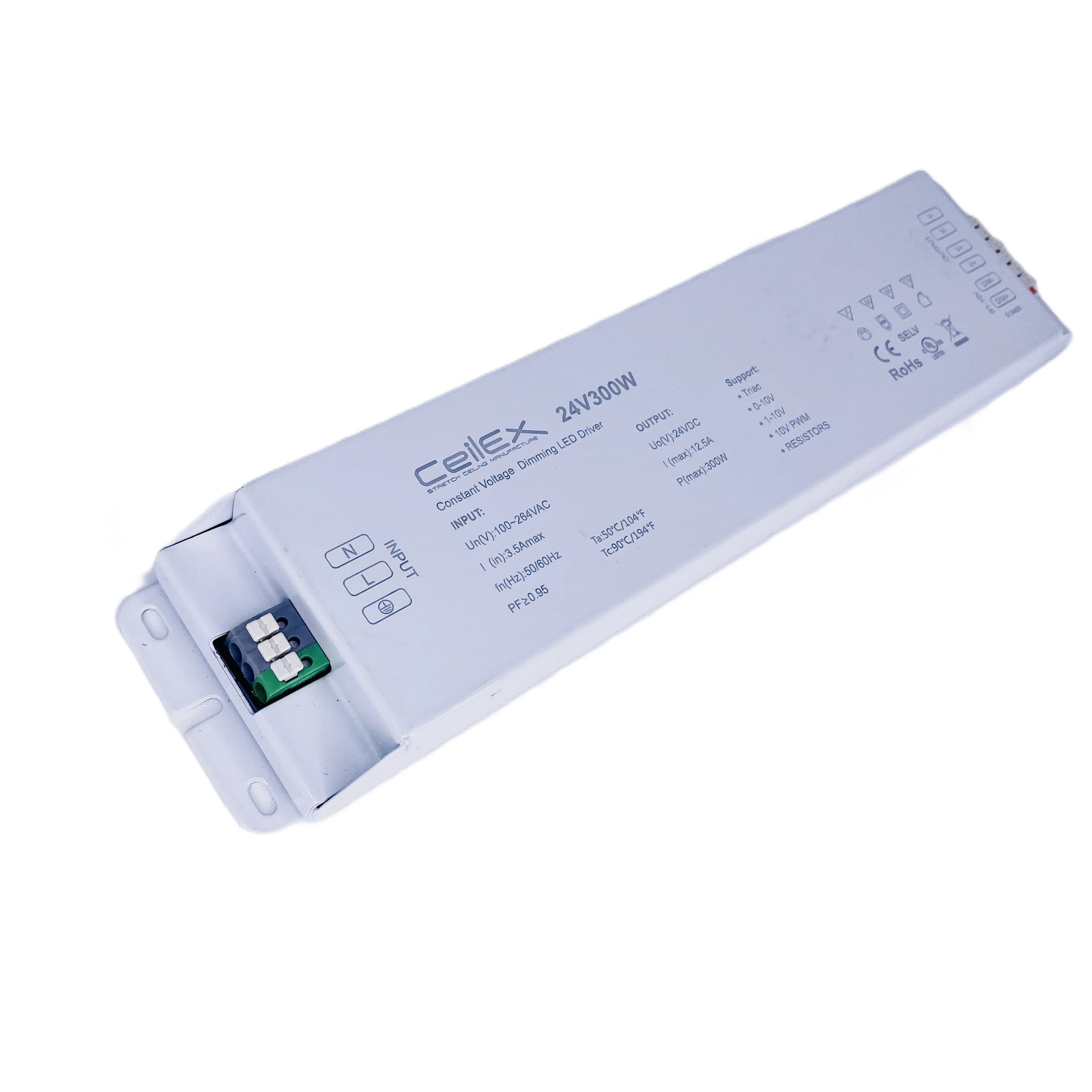 Dimmable TRIAC LED Driver 24V 300W IP20 Power Supply Transformer + UL Listed gallery