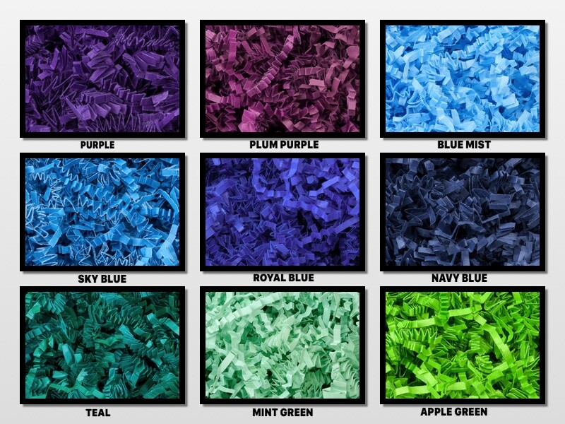 Paper Crinkle Shred for Packaging Gift Box / Basket Filler 10 Ounce Bag BULK BUY gallery