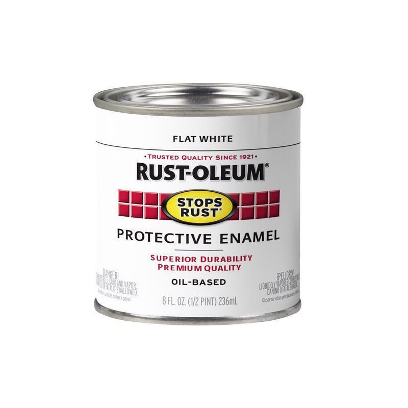 Rust-Oleum Stops Rust Indoor and Outdoor Flat White Oil-Based Protective Paint gallery
