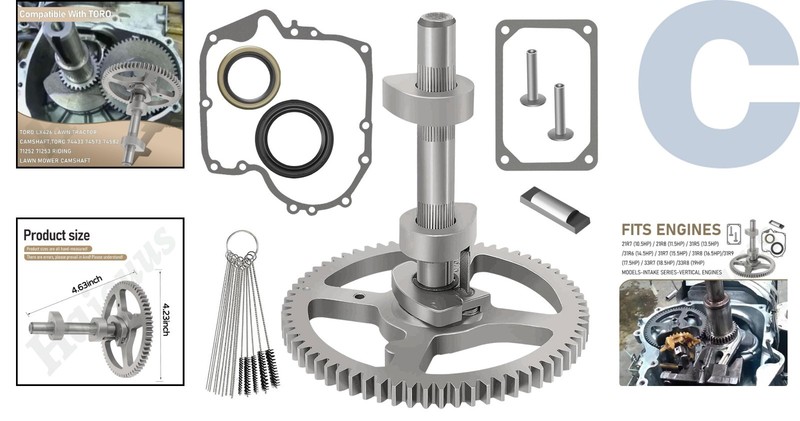 Comprehensive Camshaft Replacement Kit with Gaskets for Efficient Engine Care gallery