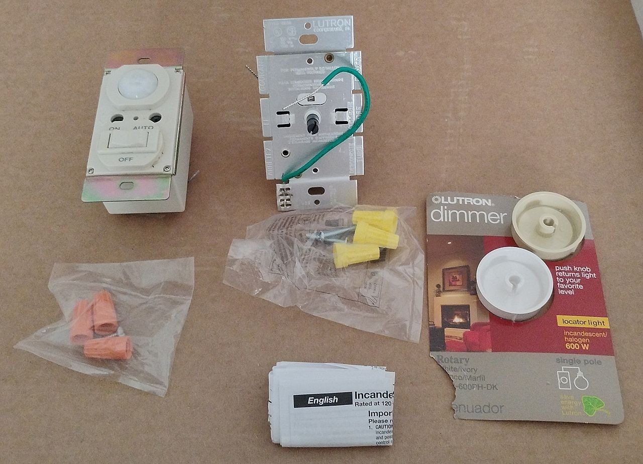 NOS Open Box - Incandescent Lamp Dimmer Switch & Automatic Light Shutoff Switch gallery