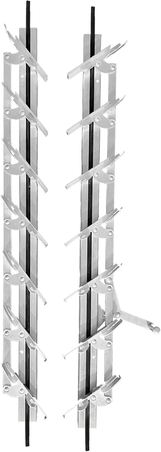 JS24 Jalousie Strip Hardware 24'' Aluminum 7 Blade Pair Right Hand Replacement gallery