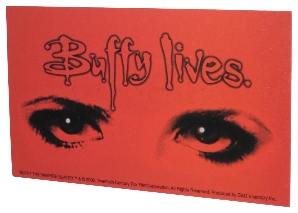 Buffy The Vampire Slayer Eyes (2002) CD Visionary Licensed Red Sticker gallery