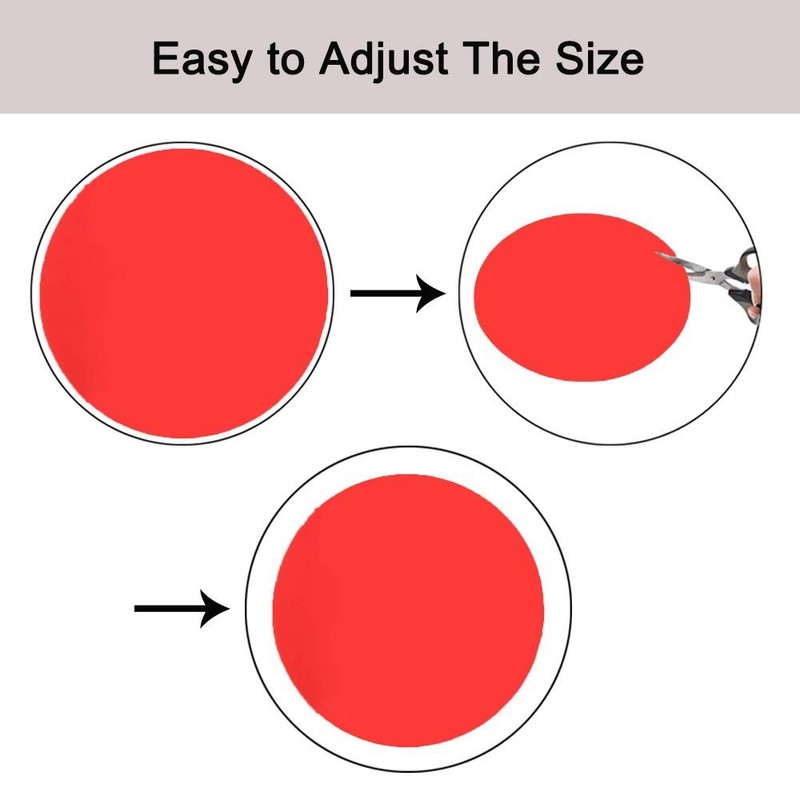 Multi-Purpose 12-Inch Red Silicone Microwave Mat Set – BPA Free & Easy Clean gallery