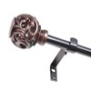 Curtain Rod Set 5/8 Inch Adjustable 28-48 Inch Oiled Bronze Window Hardware gallery