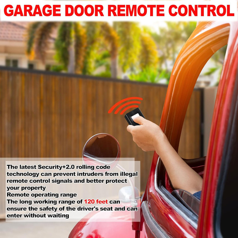 4 Pcs Garage Door Remote 8 Dip Switch Compatible with Linear Delta 3 DT DTA DTD gallery