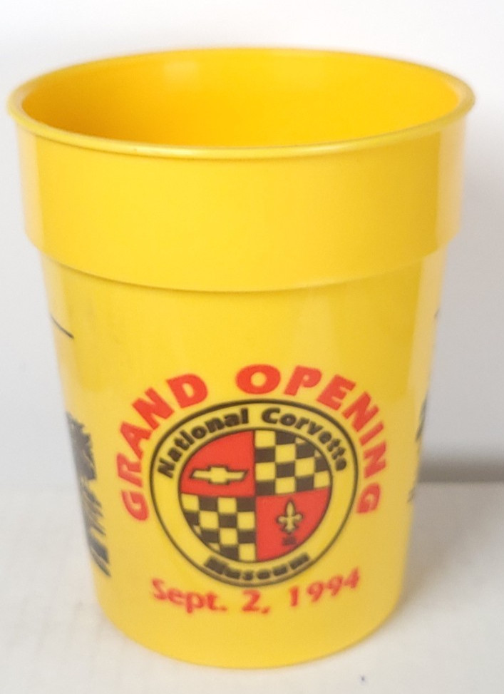 National Corvette Museum Grand Opening Day 5" yellow Plastic Cup gallery