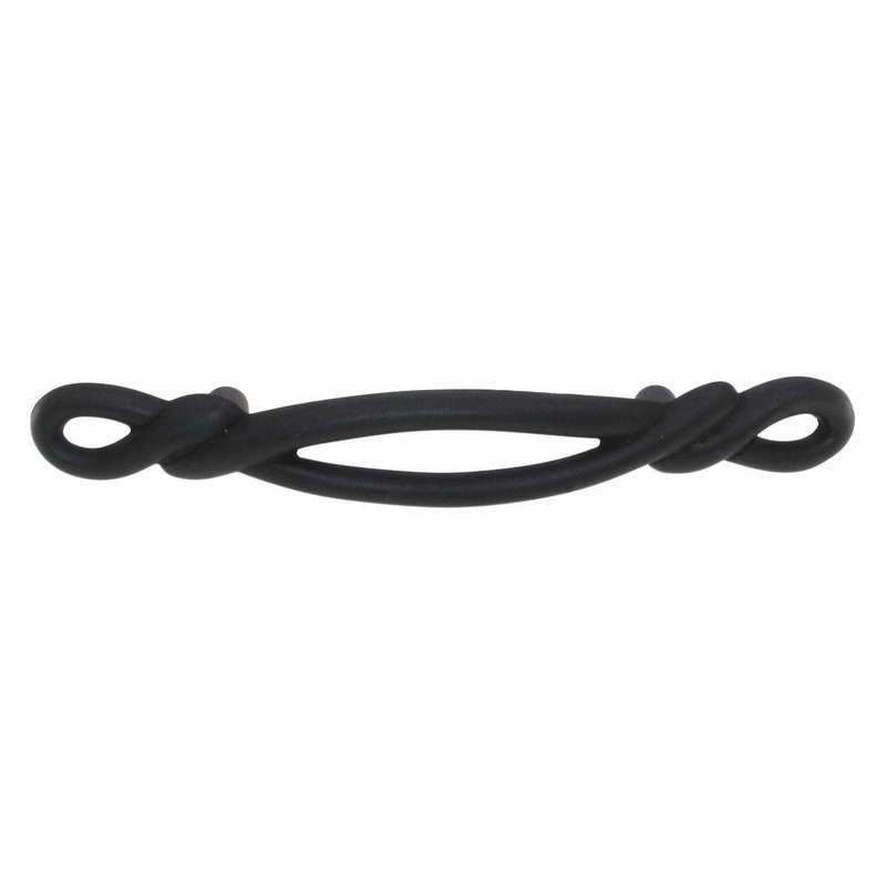 Hickory Hardware French Twist 3" Ctr Cabinet Arch Pull Black Iron P3451-BI gallery