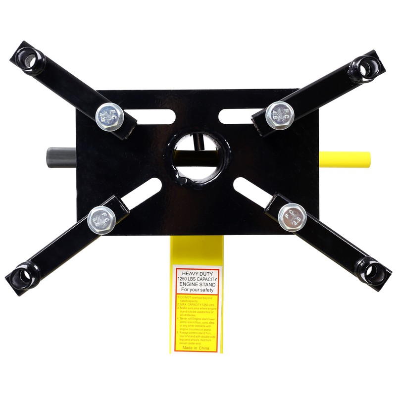 1250LBS Mobile Engine Stand 360°Adjustable Mounting Head Heavy-Duty Steel Frame gallery