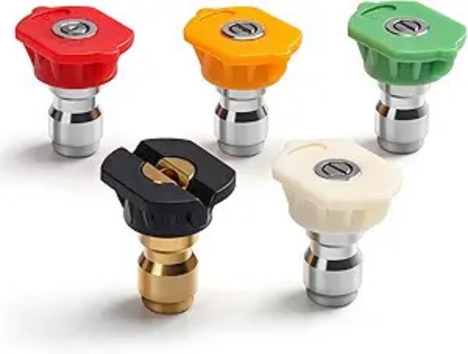 Pressure Washer Nozzle Tips 5-Pack with 5 Spray Angles, 1/4" Quick Connector, Fi gallery