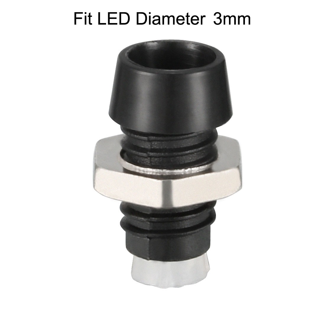 100pack 3mm LED Lamp Holder Light Bulb Socket for Light-emitting Diode Lighting gallery