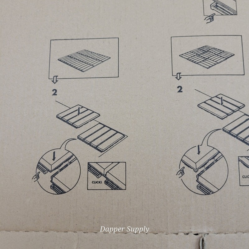 IKEA RUNNEN Decking Dark Gray Floor 902.381.11 (1 Single Replacement Piece) gallery