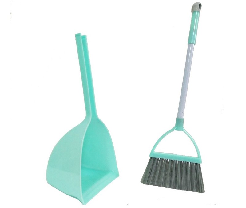 Mini Housekeeping Cleaning Tools For Children3pcs Include Mopbroomdustpan blue gallery