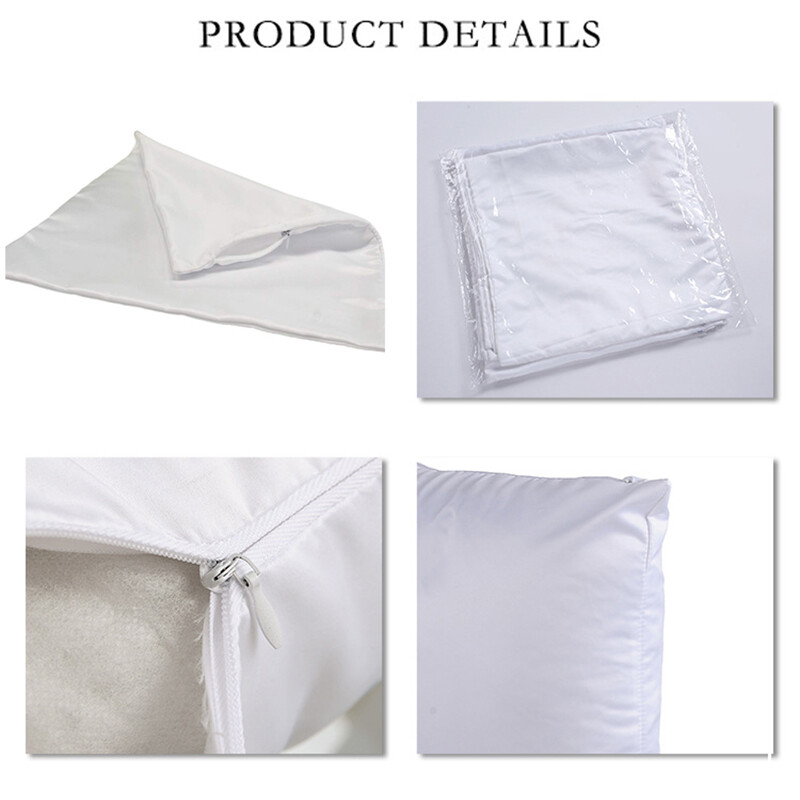 4 Pack 16*16in Sublimation Blanks Throw Pillowcase Heat Transfer Cushion Covers gallery