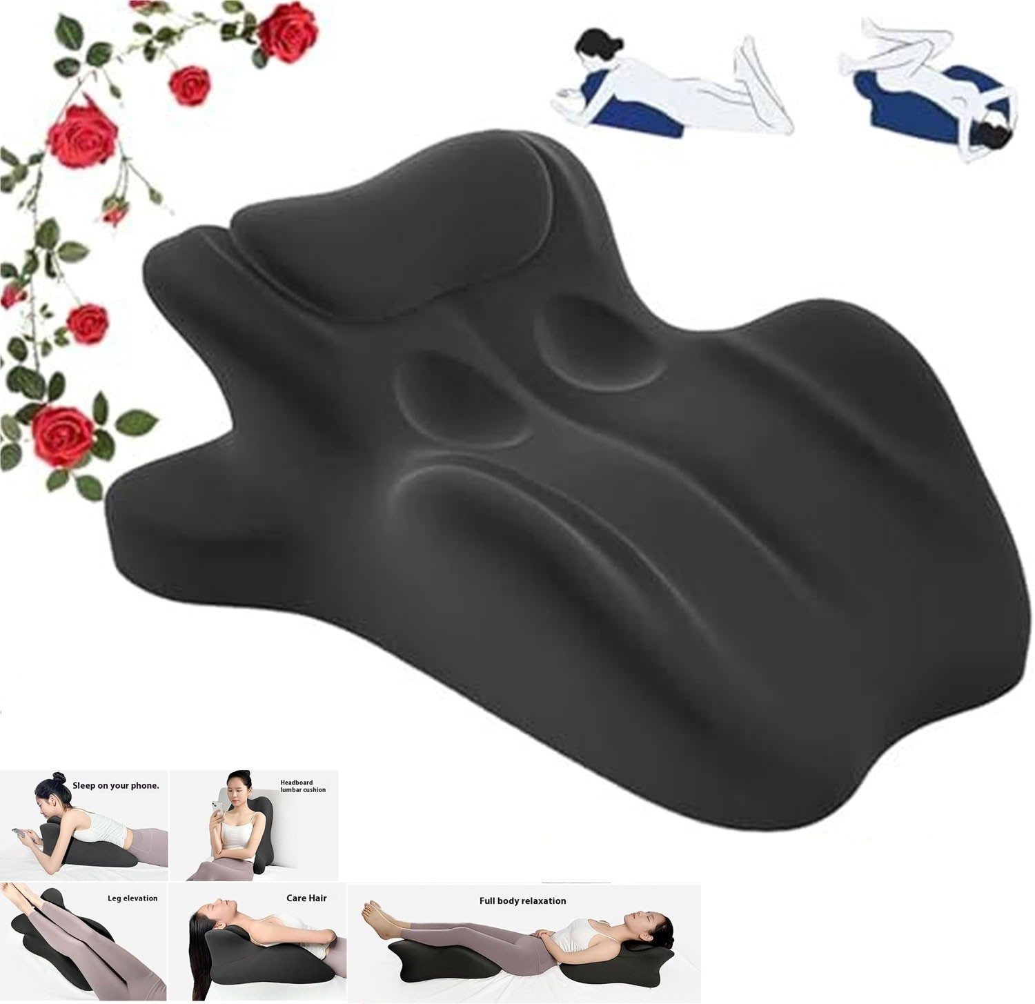 Sweet Spot Pillow, 27° Angle Perfect Position Couples Pillow,Bed Wedge Pillow US gallery