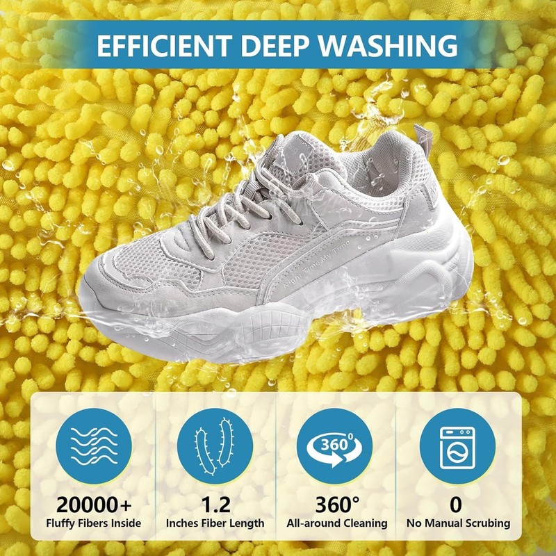 2 Pack Shoe Washing Machine Bag, Reusable Sneaker Laundry Bag for Washer & Dr... gallery