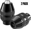 2 Pack Keyless Drill Chuck for Dremel 4486 Rotary Tools 400 300 200 780 770 750 gallery