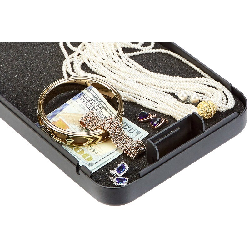 Portable Security Case Lock Box Safe Lock Box with Code, for College Dorm XL gallery