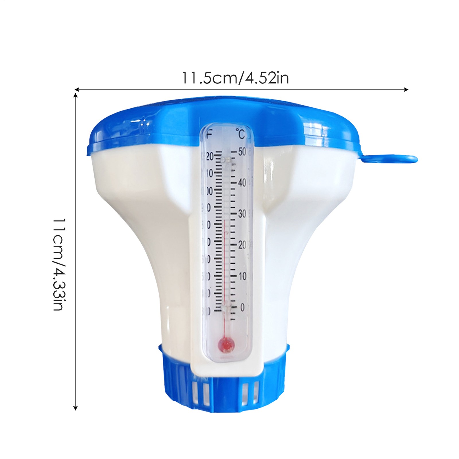 4.5" Floating Mini Chlorine Tablet Dispenser for Pool, Spa, Hot Tub, Fountain gallery