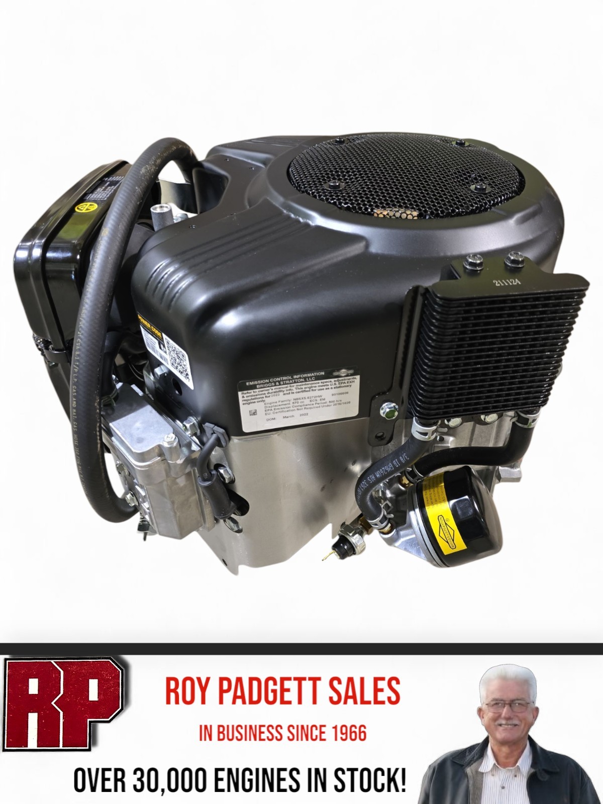 359775-0005 Briggs & Stratton 18HP Vanguard Generator Engine Tapered Shaft gallery