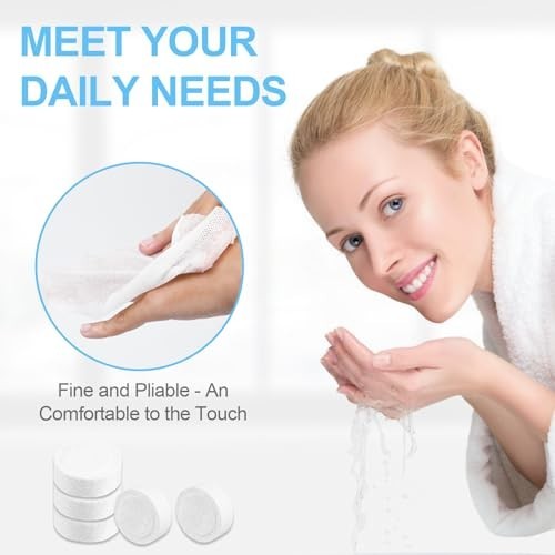 200 PCS Compressed Towels, Disposable Thick Portable Hand Towels for Travel gallery