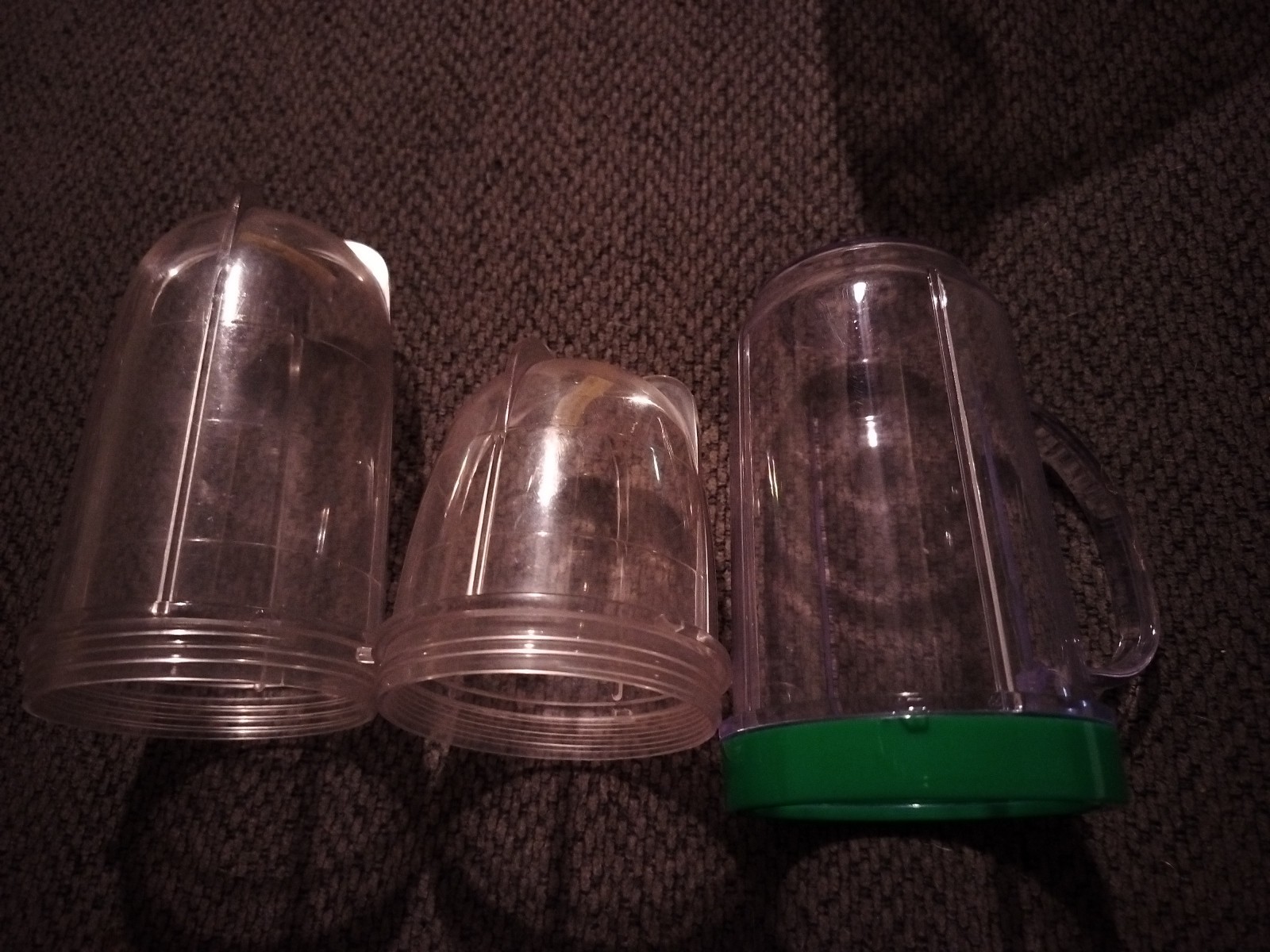 3 Replacement Jar Cups 16 Oz Tall Handle Short Magic Bullet, Blendpar, Blendin gallery