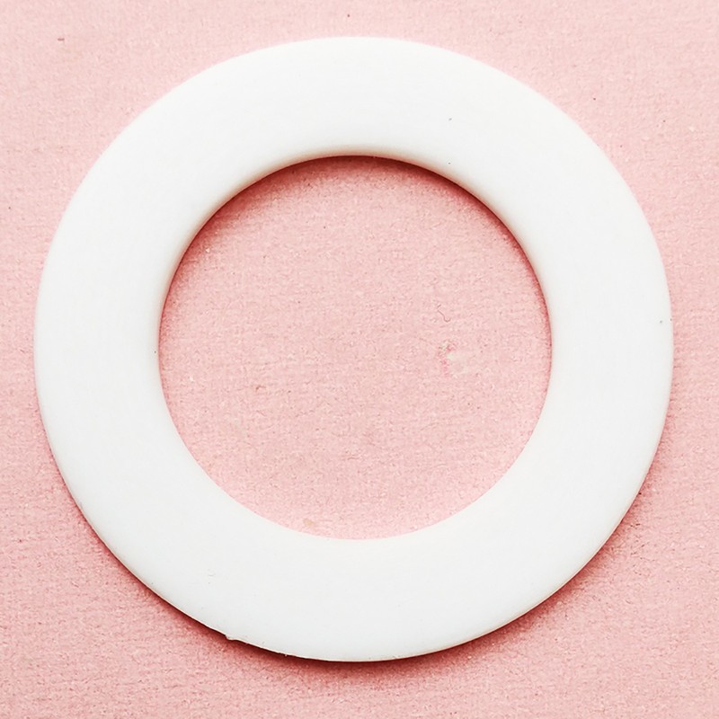3MM THICK WHITE PTFE HIGH TEMP FLAT RING WASHER SEAL GASKETS 6mm - 219mm ID gallery